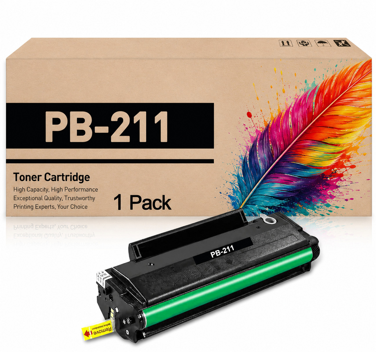 1PACK  PB-211 Toner Cartridge Replacement for Pantum PB-211E P2200 P2500 M6500