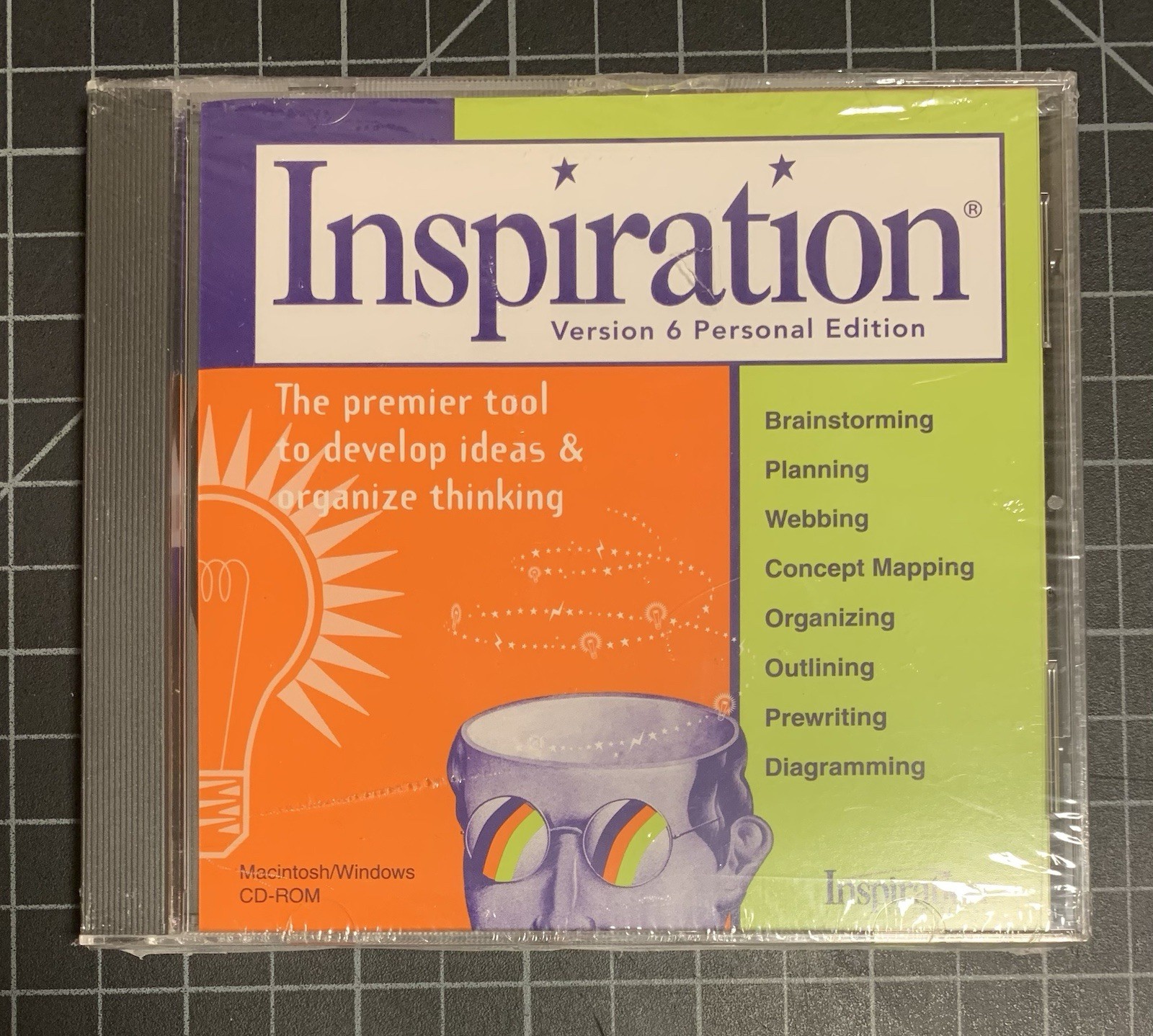 INSPIRATION Version 6 Personal Edition Develop Ideas.. CD / PC & MAC