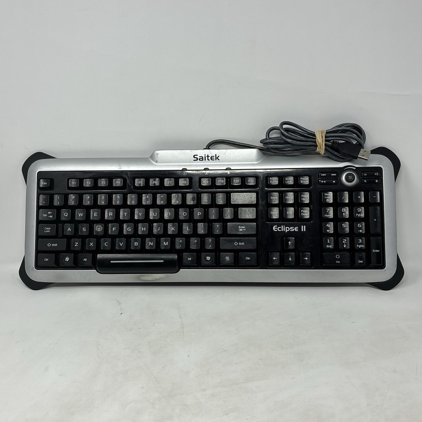 Saitek Eclipse II Keyboard PK02AU Model KU-0603 • Works