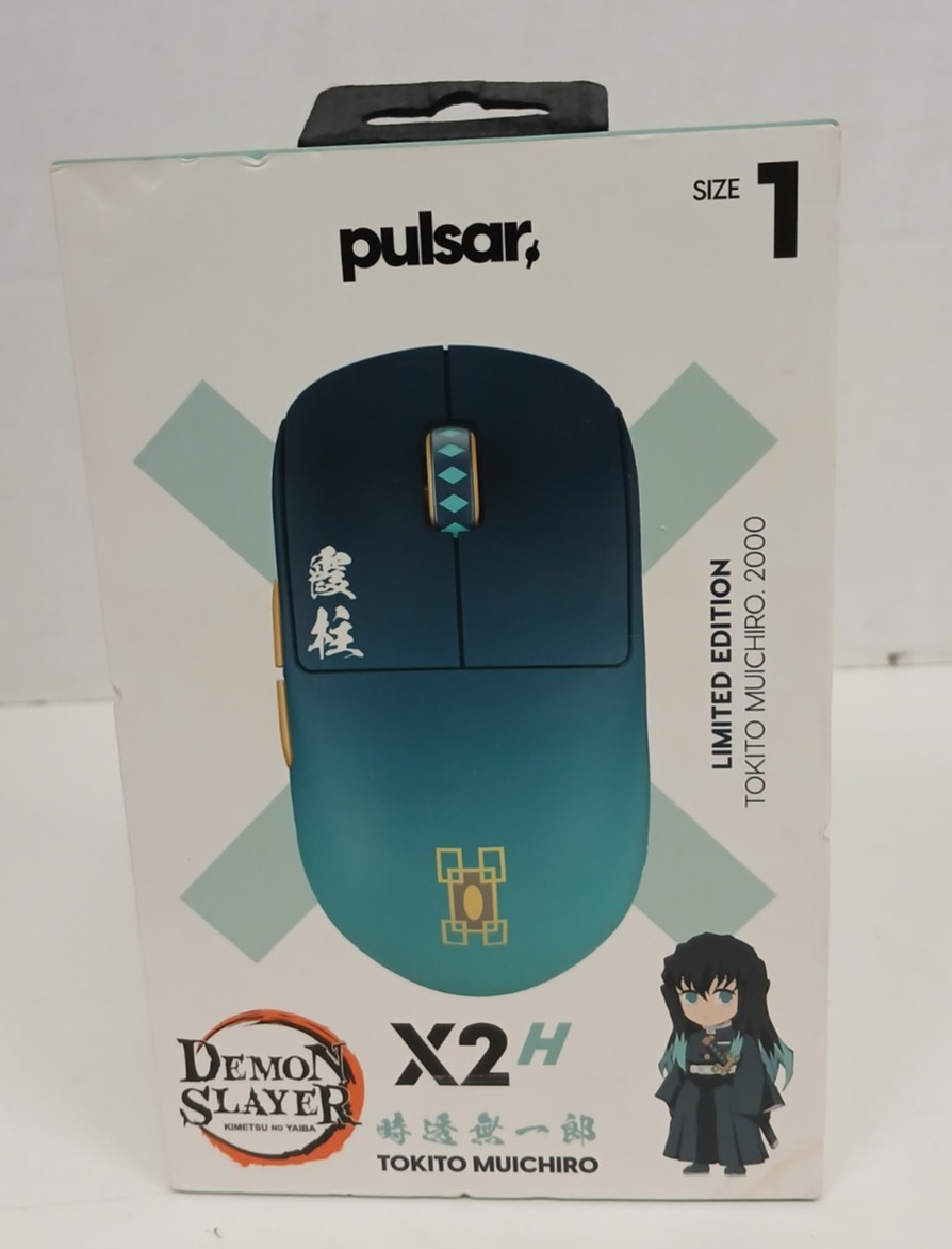 Pulsar X2H Demon Slayer Muichiro Wireless Mouse - Size 1 (Mini)
