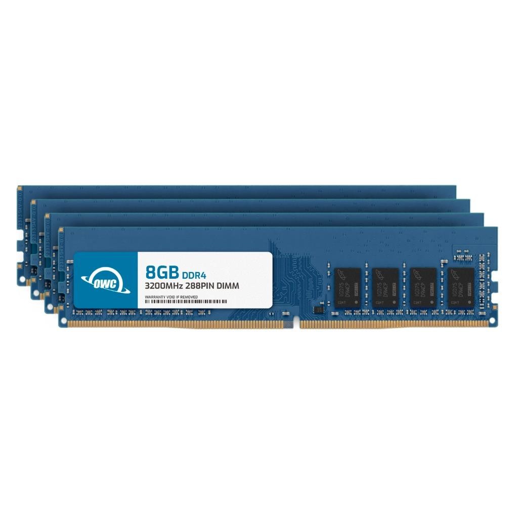 OWC 32GB (4x8GB) DDR4 3200MHz 1Rx8 Non-ECC UDIMM 288pin Memory RAM