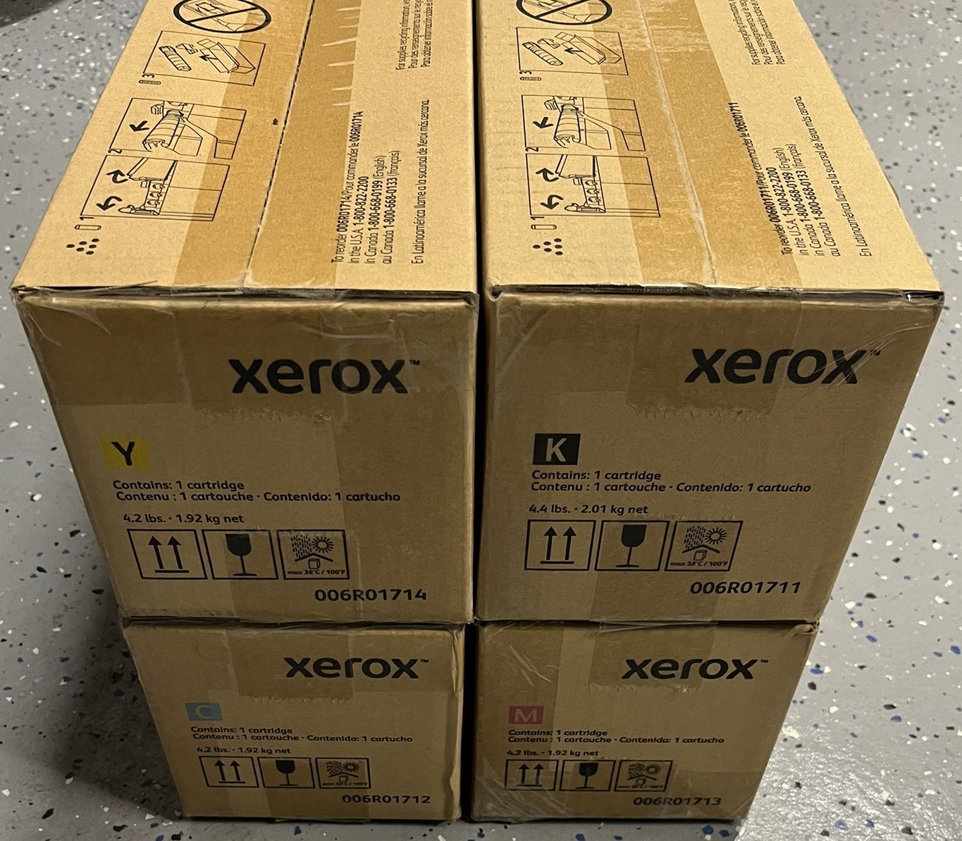 XEROX IRIDESSE HD EA TONER - 006R01711 006R01714 006R01713 006R01712