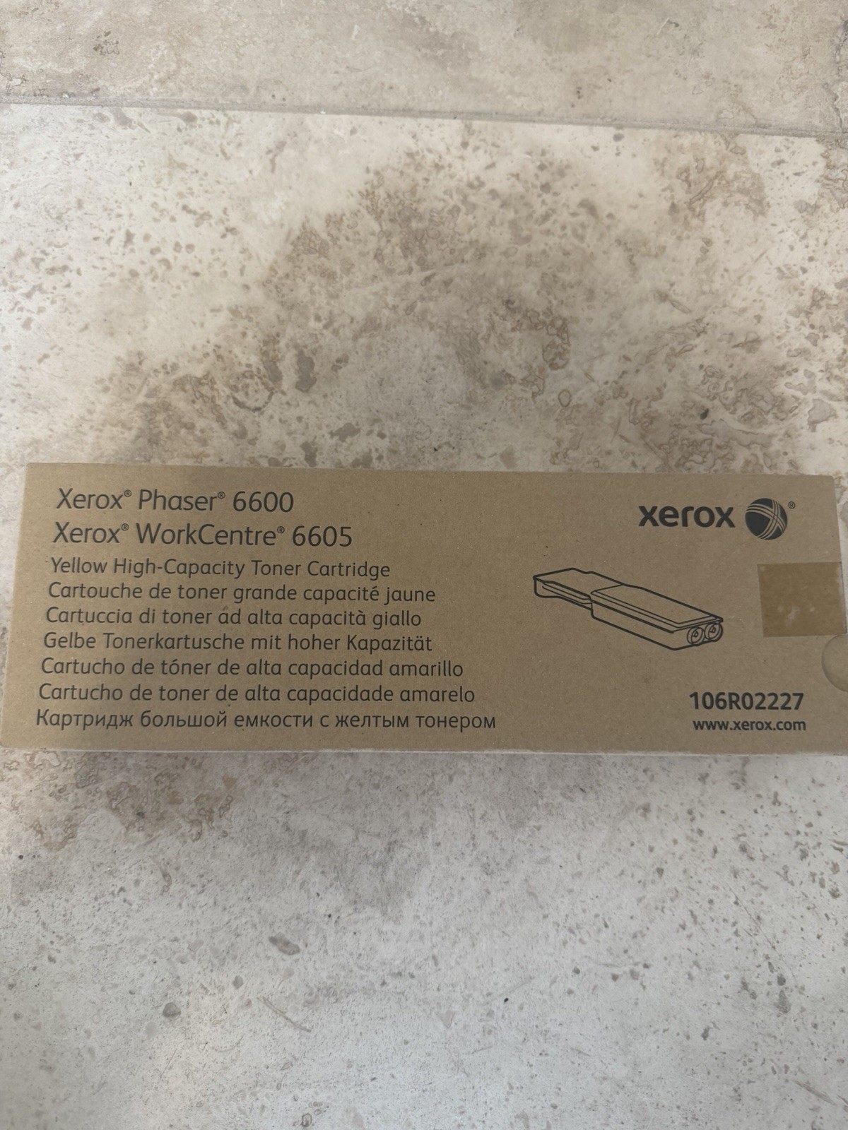 Xerox 106R02227 High- Capacity Toner Cartridge - Yellow New Sealed