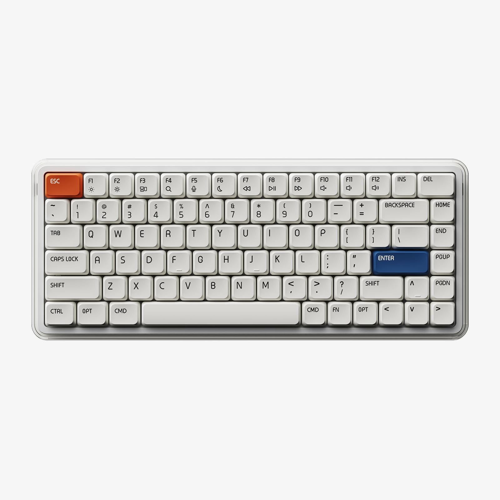 O2 75% Wireless Low Profile Mechanical Keyboard with Creamy Sound, Pre-lubed ...