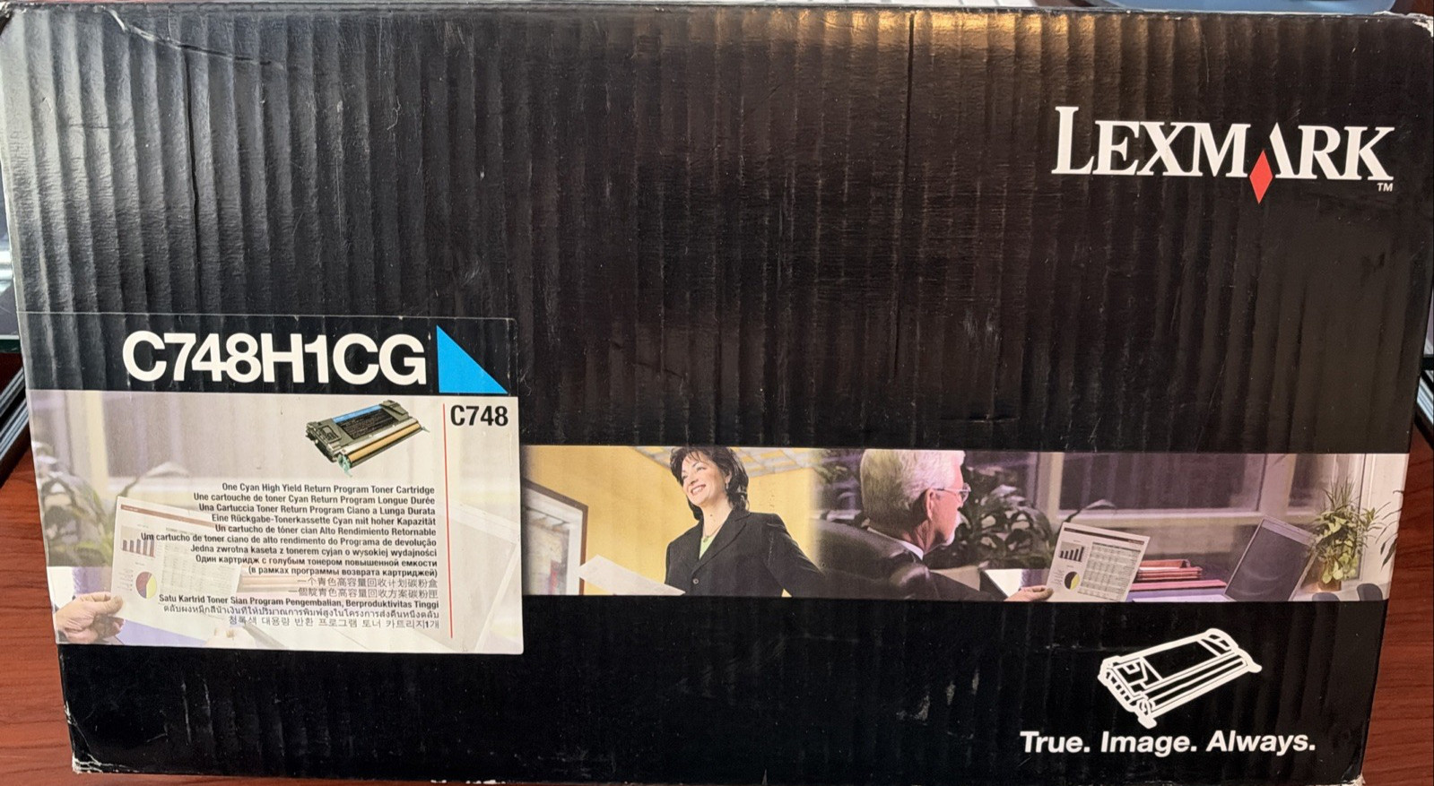 Lexmark C748H1CG Cyan Toner. New Sealed Box