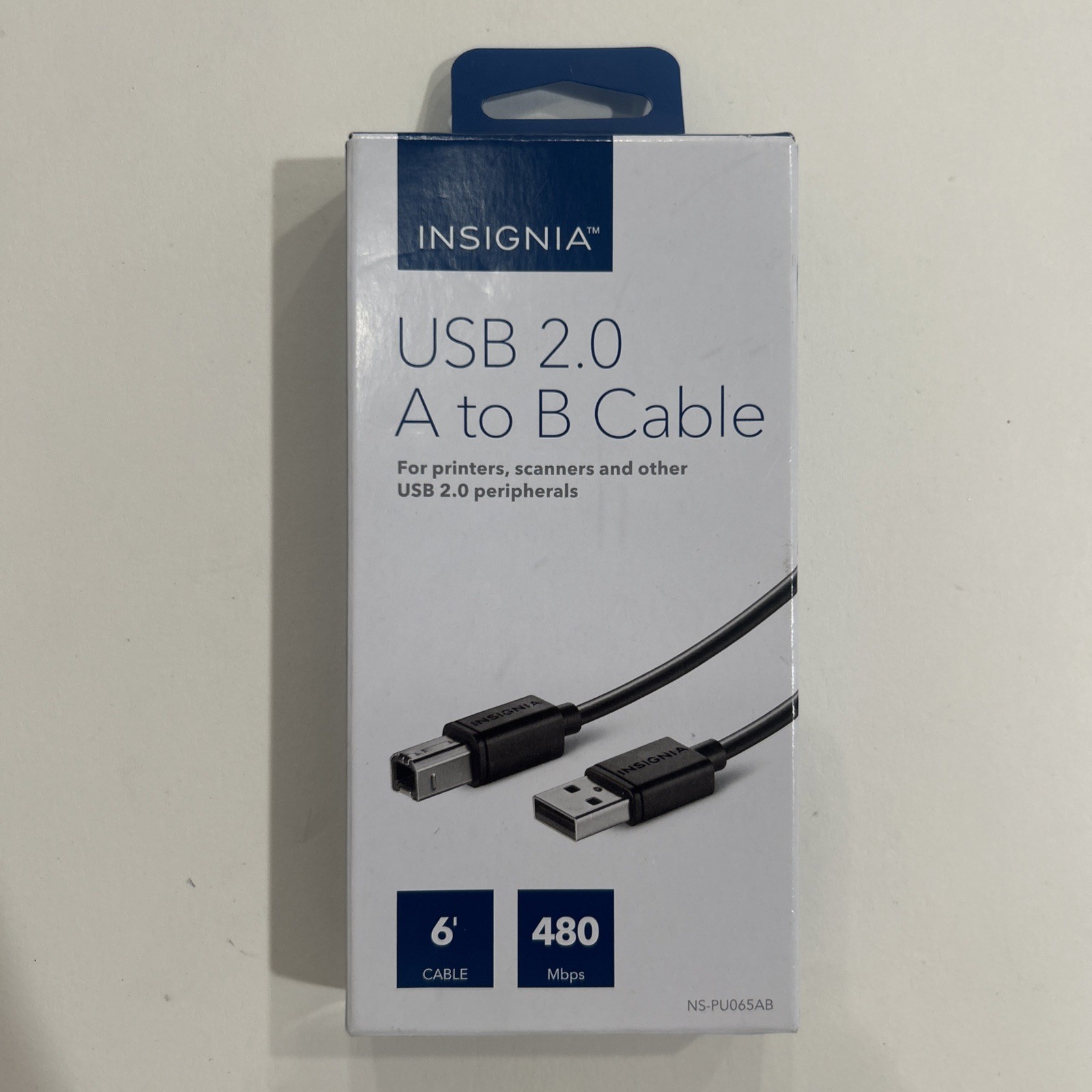 INSIGNIA USB 2.0 Extension Cable 6FT 480 Mbps - New