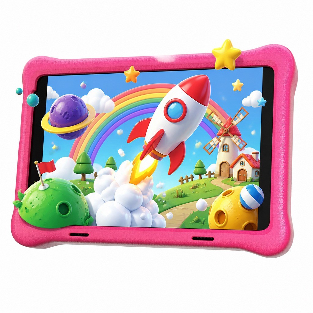 Kids Tablet 8 inch Android 13 Tablet for Kids 3-12 2GB + 32GB ROM Parent Cont