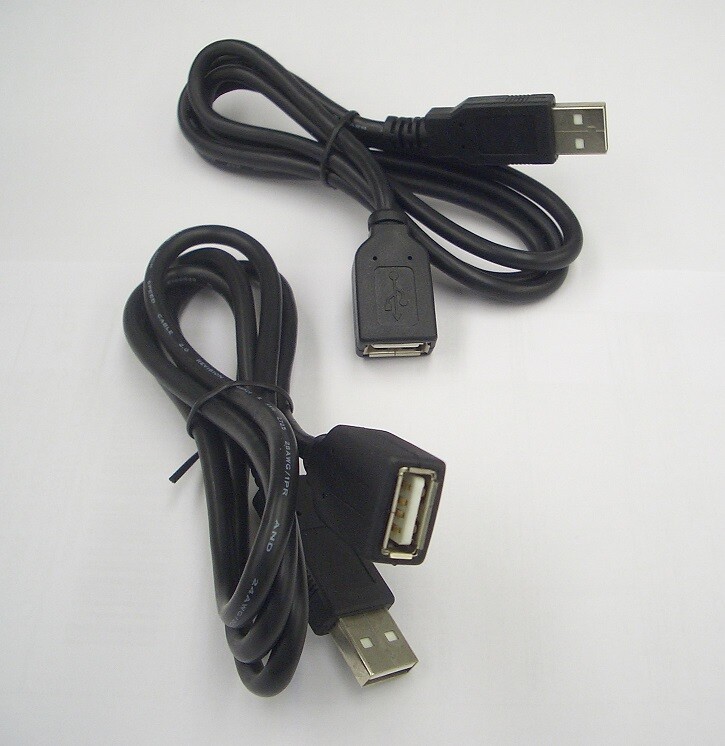 Lot of 2 Plantronics 74403-01 USB Extension Cable for use with Voyager 510-USB 