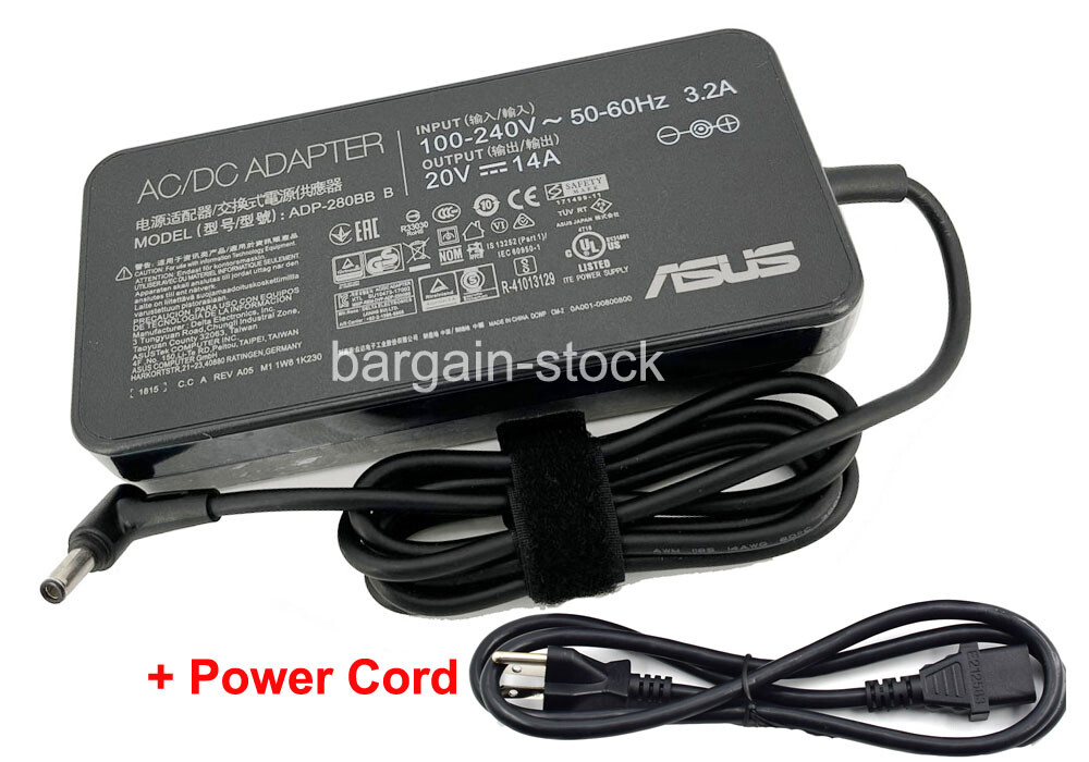 280W AC Power Adapter For ASUS ROG Strix G16 G614 G614FH-OS94 Original Charger