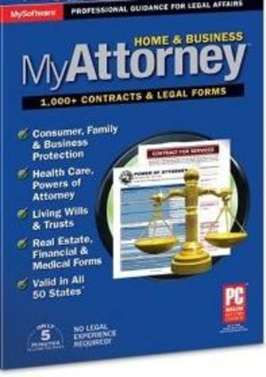 My Attorney Home & Business PC CD review legal contracts forms wills estates etc