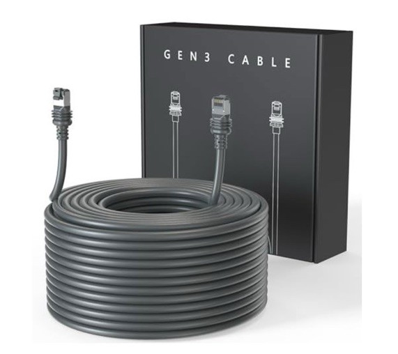 LUCMO 150FT/ 46M Starlink Gen 3 Cable 24AWG for Starlink Standard Generation 3