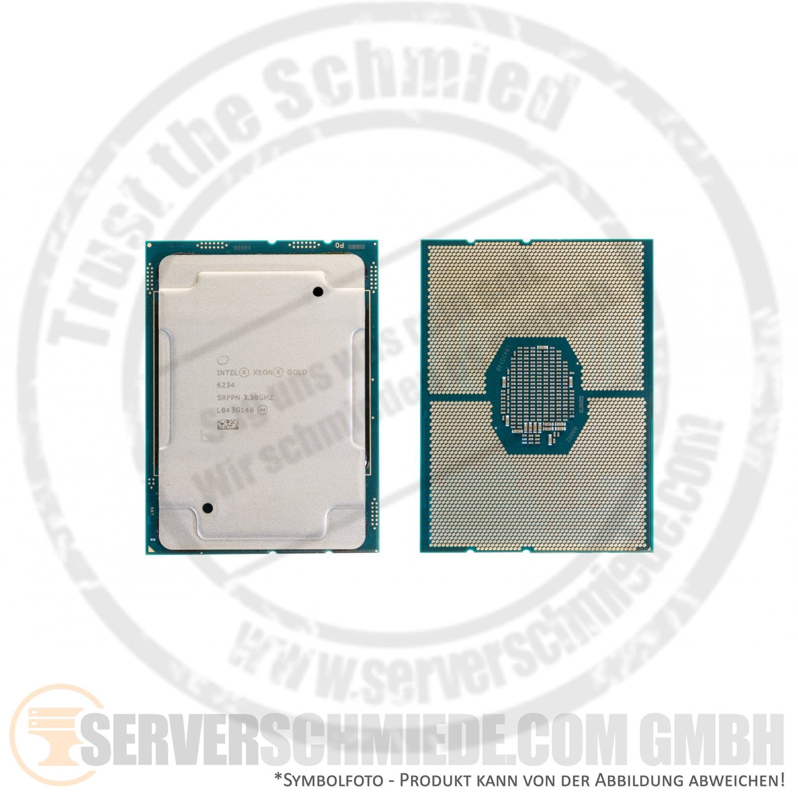 Intel Xeon Gold 6234 SRFPN 8C Server Processor 8x 3.30GHz 24.75MB 3647 CPU