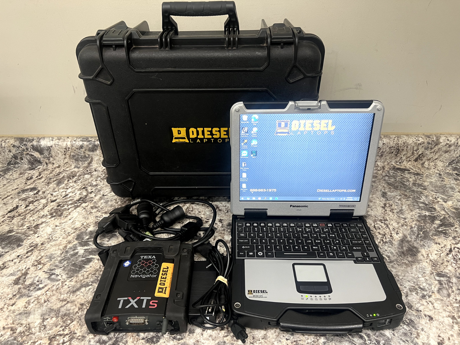 DIESEL LAPTOPS DIAGNOSTIC TOOL - PANASONIC CF-31 + TXTs Navigator