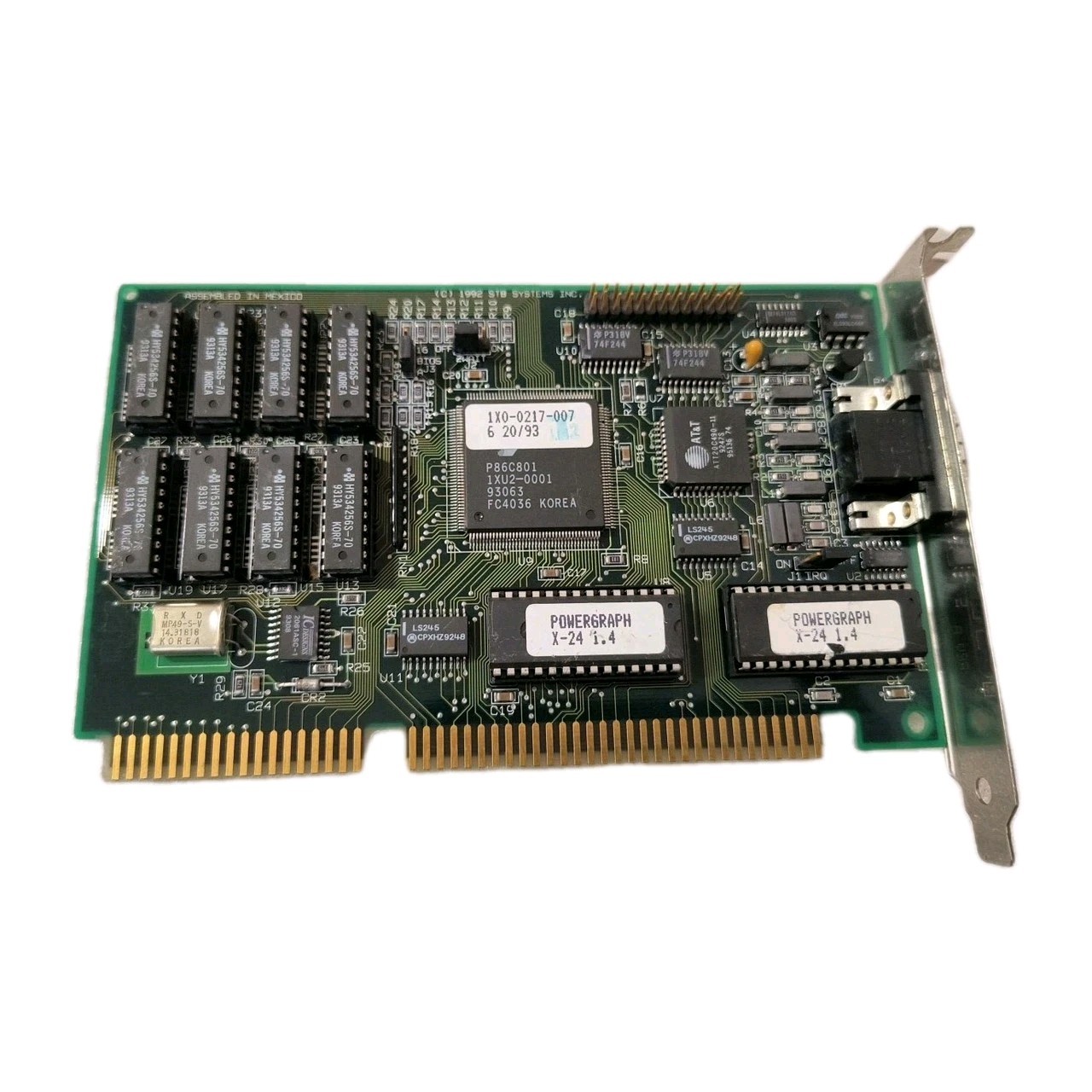 * SALE * VINTAGE STB SYSTEMS S3 P86C801 POWERGRAPH X-24 1 MEG ISA VGA CARD MXB81