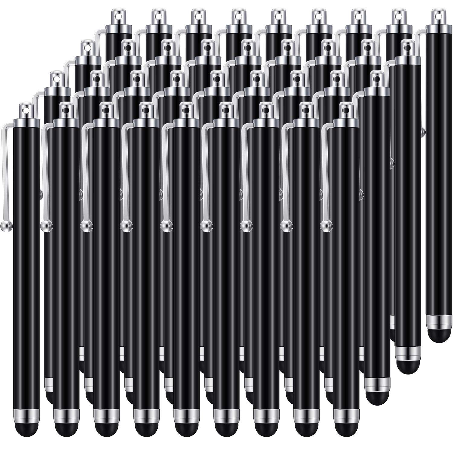 Outus 36 Pcs Stylus Pen for Universal Capacitive Touch Screens Devices, Black 