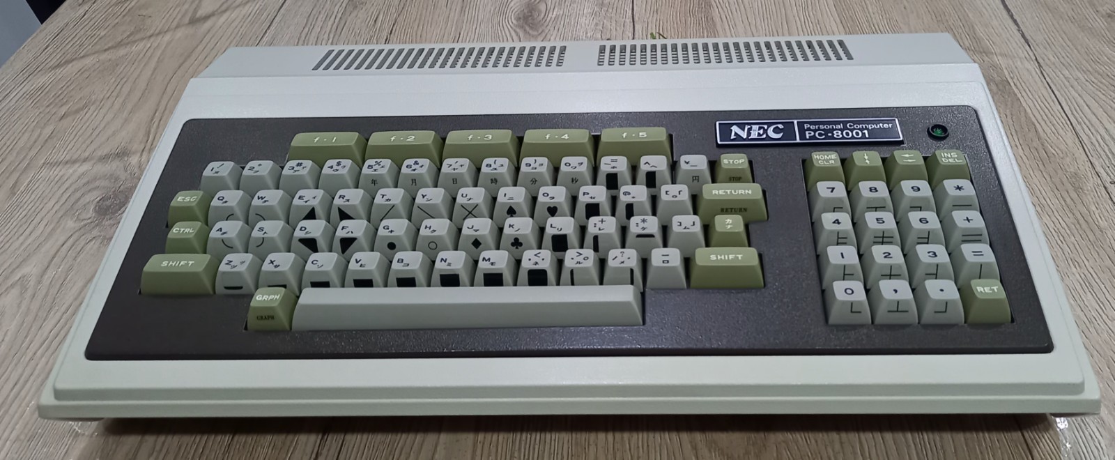 NEC PC-8001 Vintage Japanese Computer Working