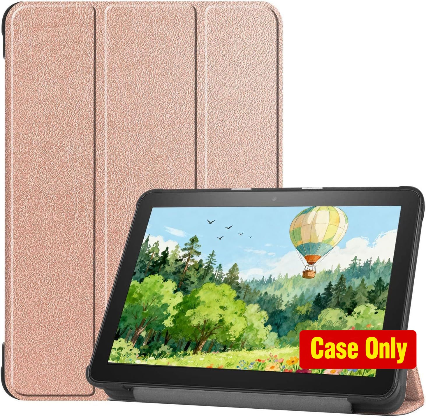 Case for 10inch Tablet 2023, Slim PU Shell Cover with Auto-Wake/Sleep Feature