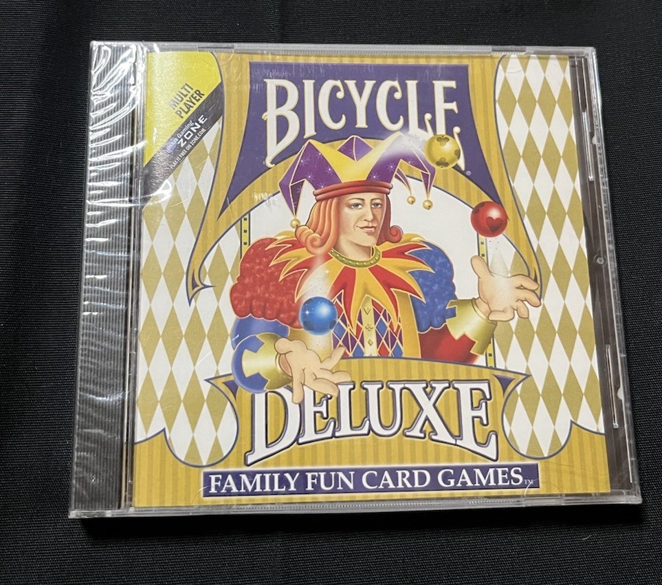 Bicycle Deluxe Family Fun Card Games PC CD-ROM Windows 95/98 English