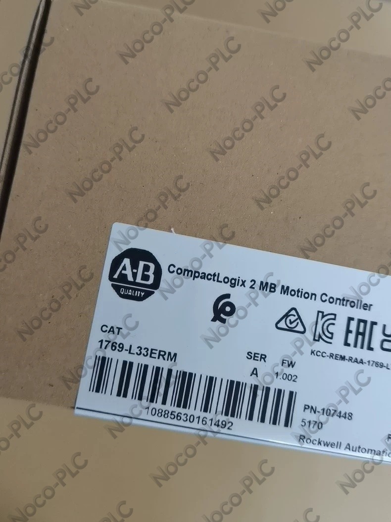 1 PCS New Factory Sealed AB 1769-L33ERM CompactLogix 2 MB Motion Controller