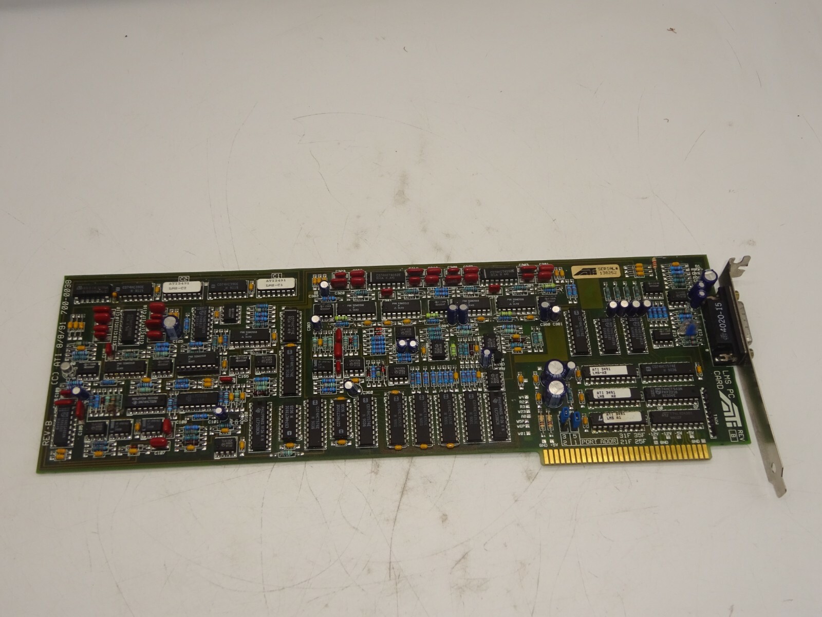 ATI 700-0038 LMS PC CARD REV:B 8BIT ISA MEASURING CARD #M2175
