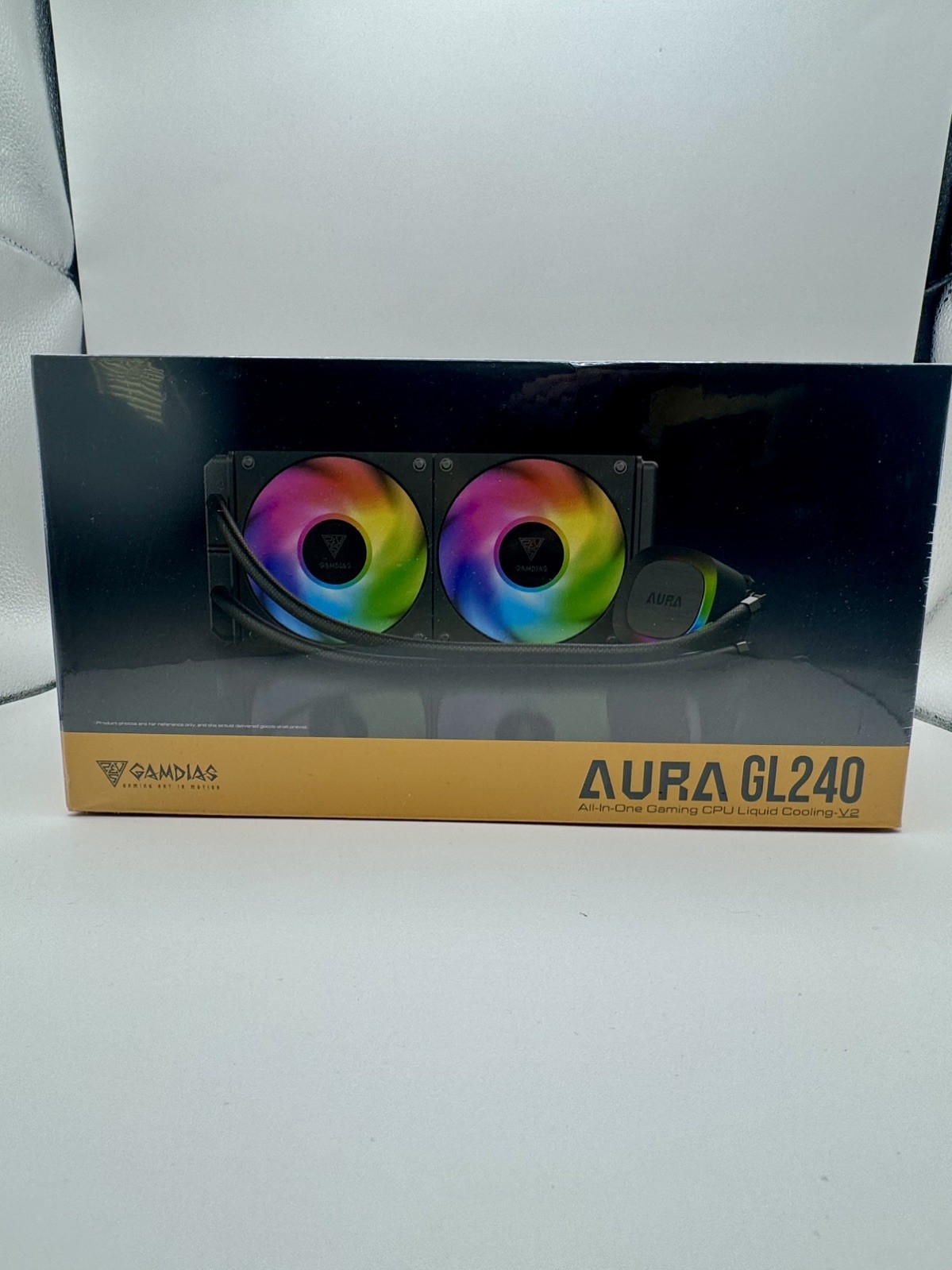 GAMDIAS AURA GL240 V2 AIO 240mm Liquid CPU Cooler ARGB - Brand New