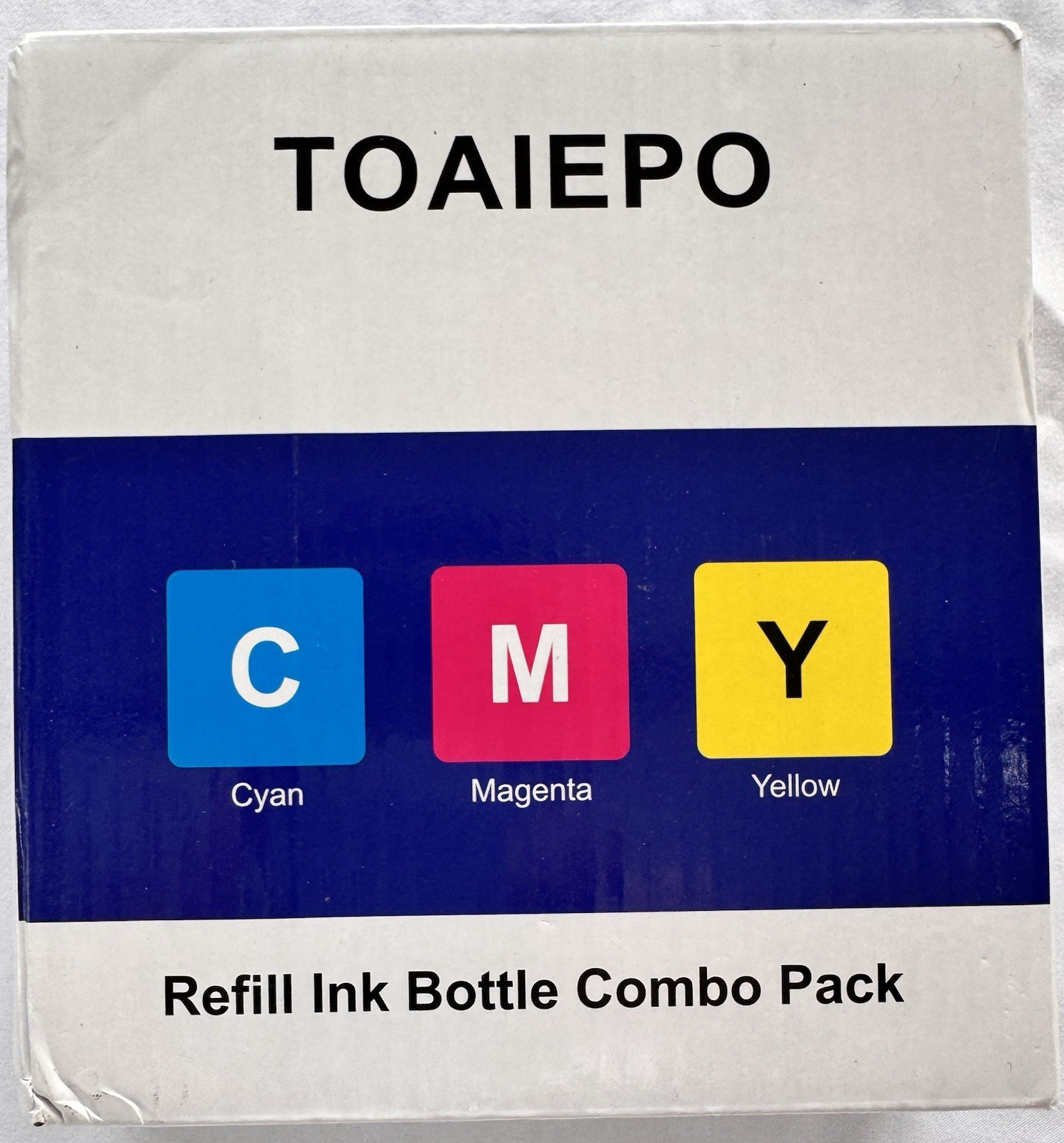 TOAIEPO GI-20 Ink Refill Bottle Set CMY Cyan Magenta Yellow 100ml Each NEW