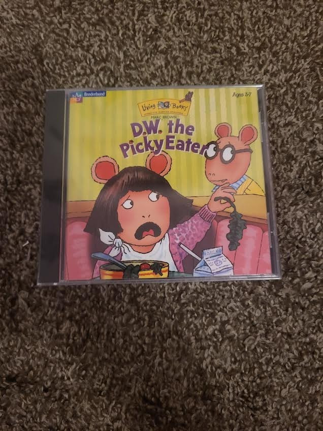 Brøderbund Living Books" D. W. the Picky Eater" by Marc Brown CD-ROM
