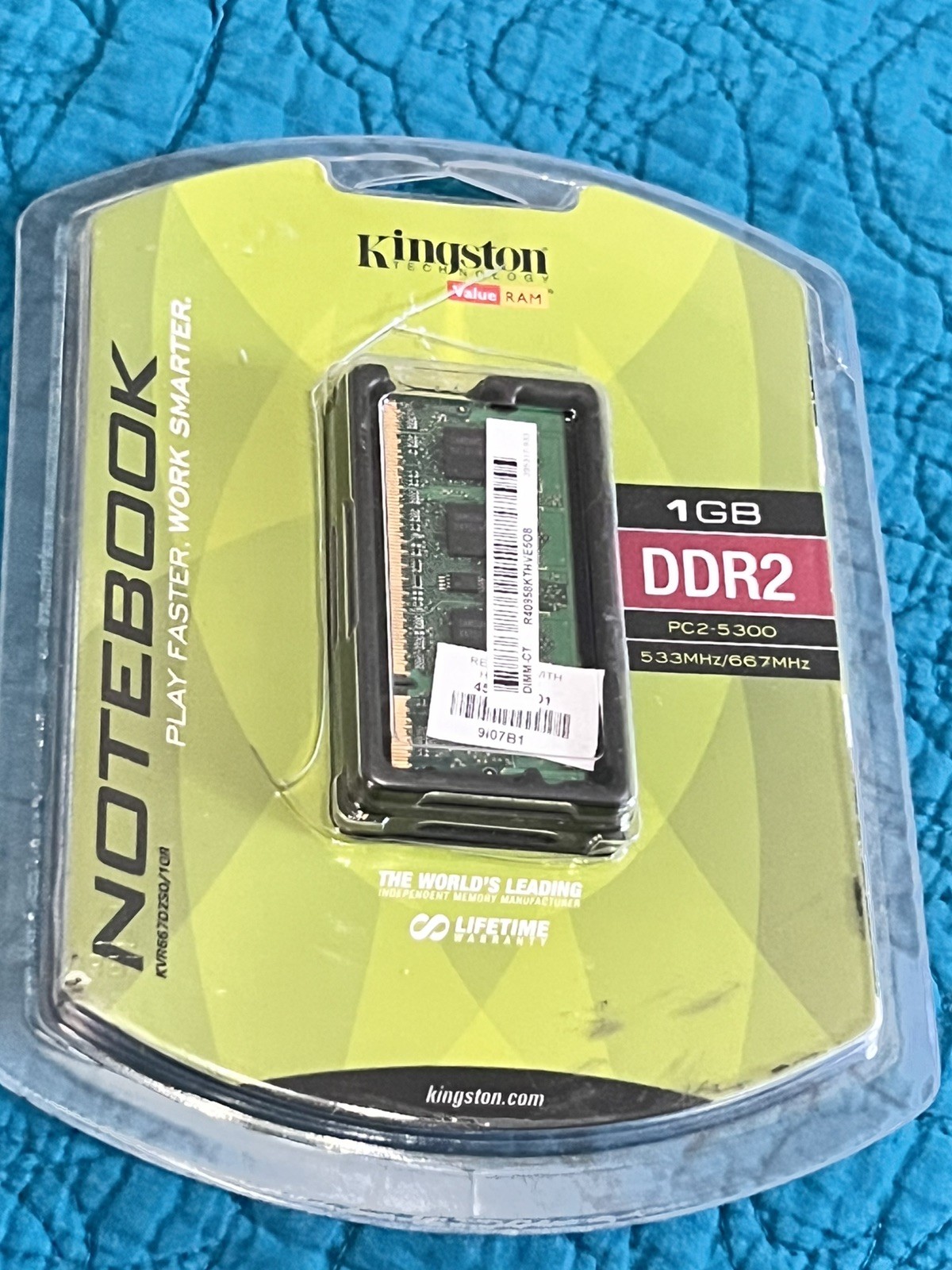 Kingston Technologies Notebook | 1 GB DDR2 | PC2-4200 | 533 MHz # 2