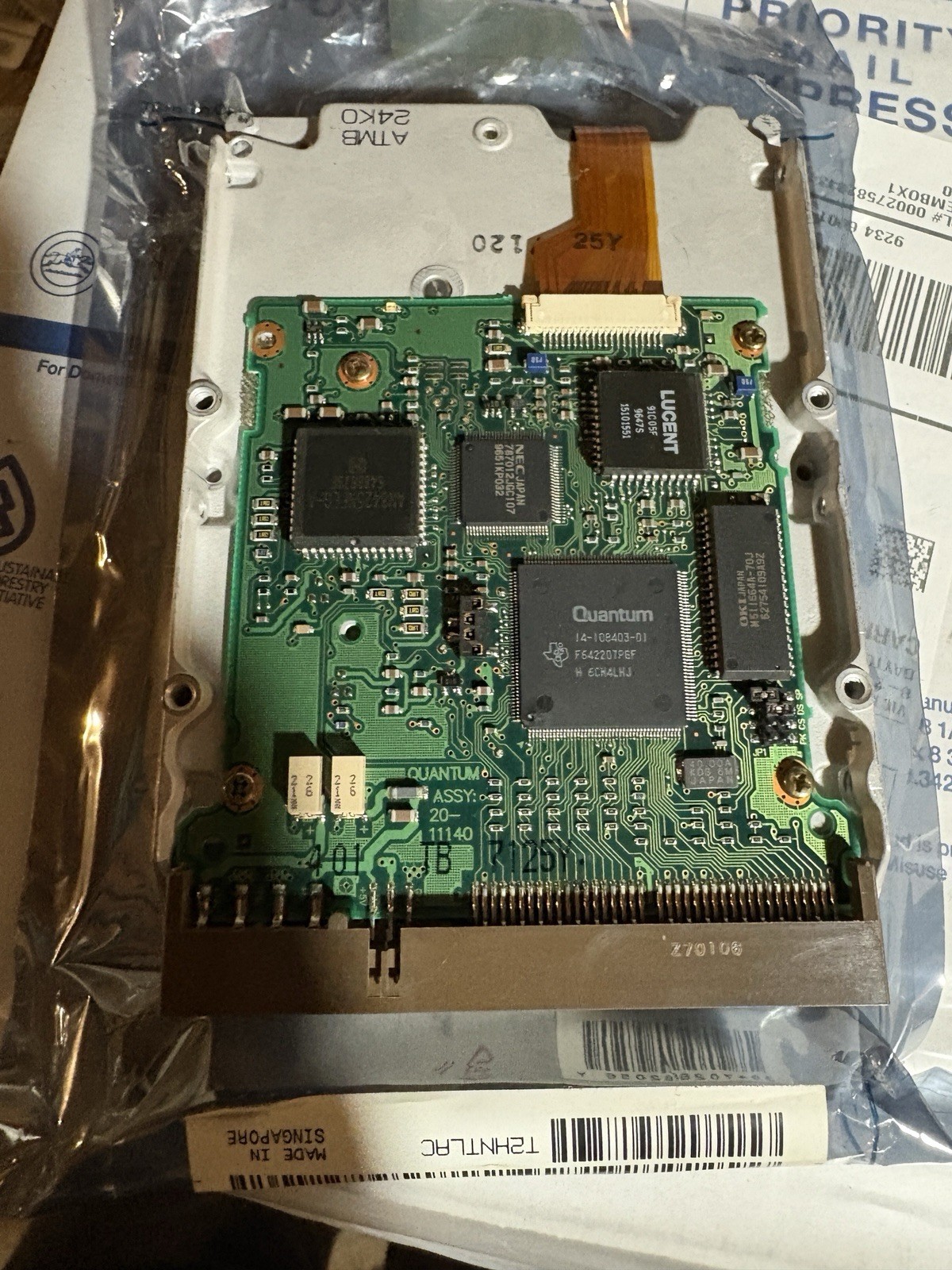 Quantum Fireball TM 3.5 Series 2.1GB 3.5” IDE PATA Hard Drive 2110AT Vintage HDD