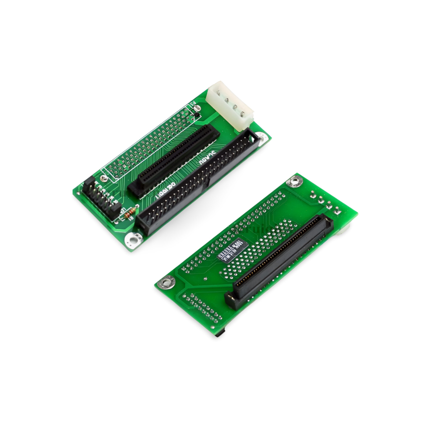 SCSI SCA80 to IDC50 Male and HPDB68 Female Adapter - Green