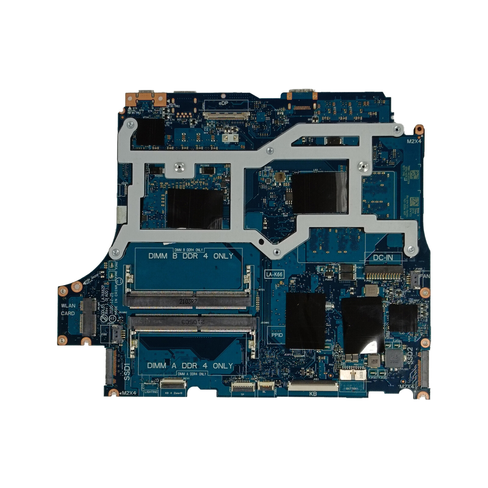 0FK7C3 FK7C3 For Dell G15 5510 Motherboard GDL55 LA-K662P i5-10200H RTX 3050 4GB