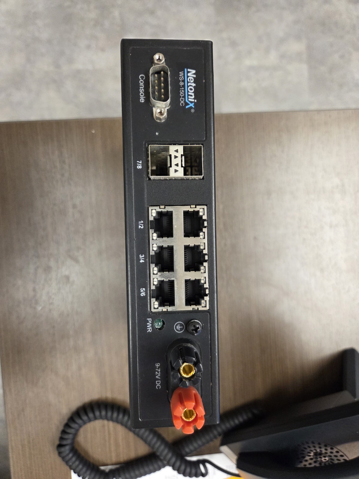 Netonix - WS-8-150-DC - Netonix 8-Port Managed PoE Switch DC 150W With PS