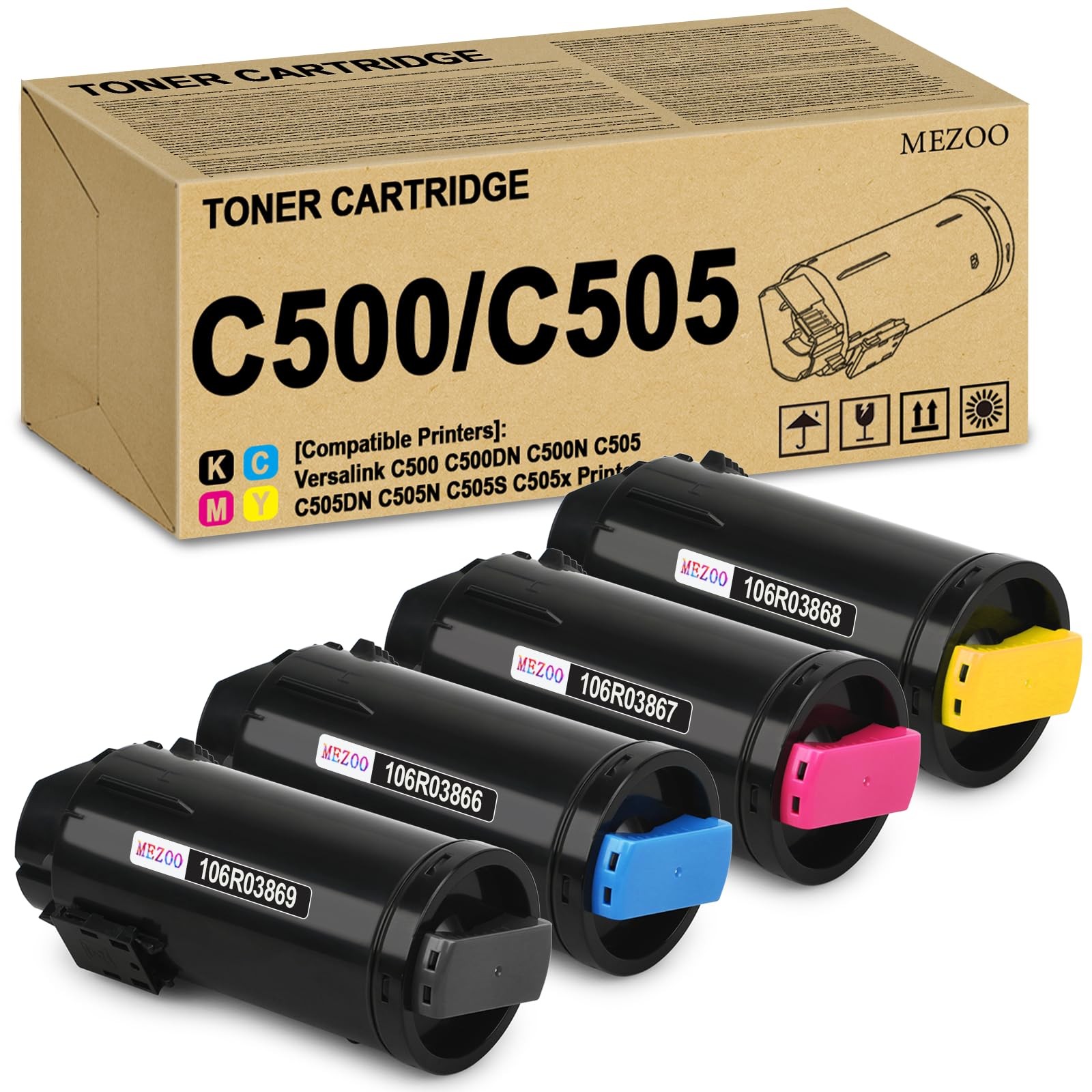 VersaLink C500 C505 Toner Cartridge Extra High Yield 106R03869 106R03866