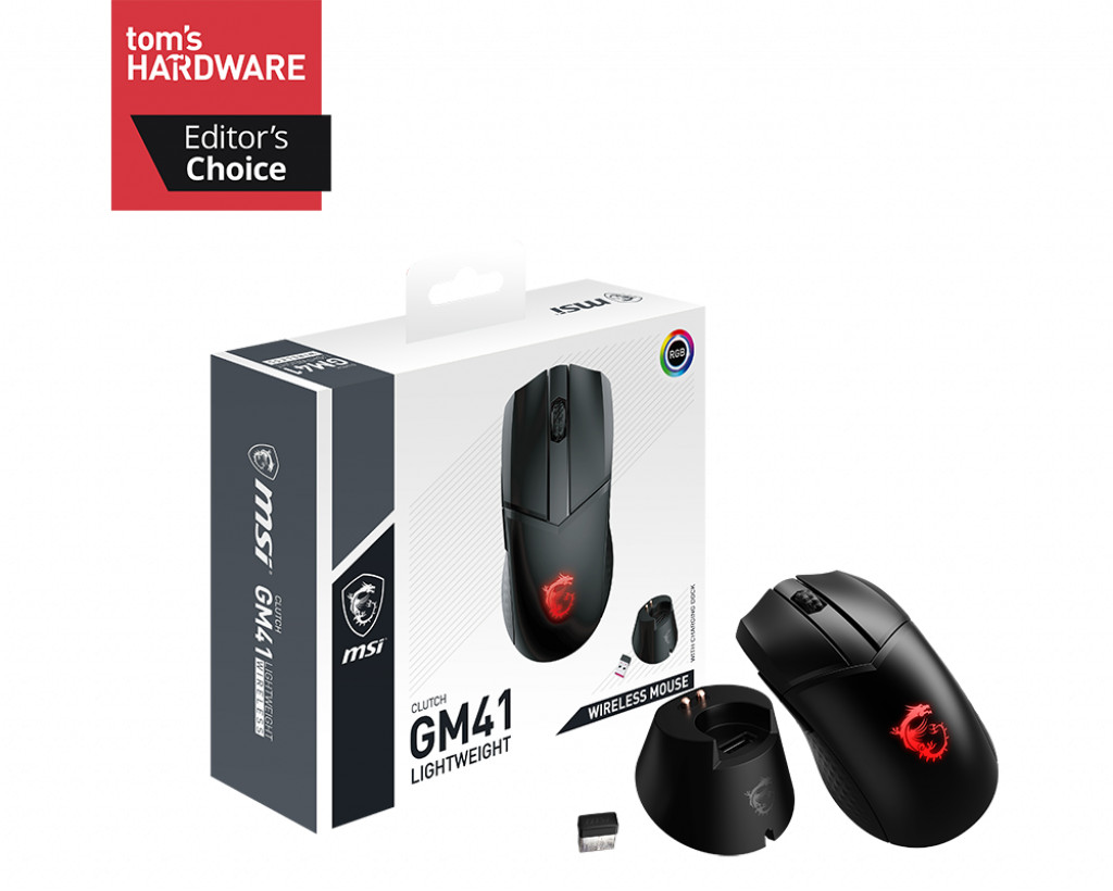 MSI CLUTCH GM41 WIRELESS GAMING MOUSE
