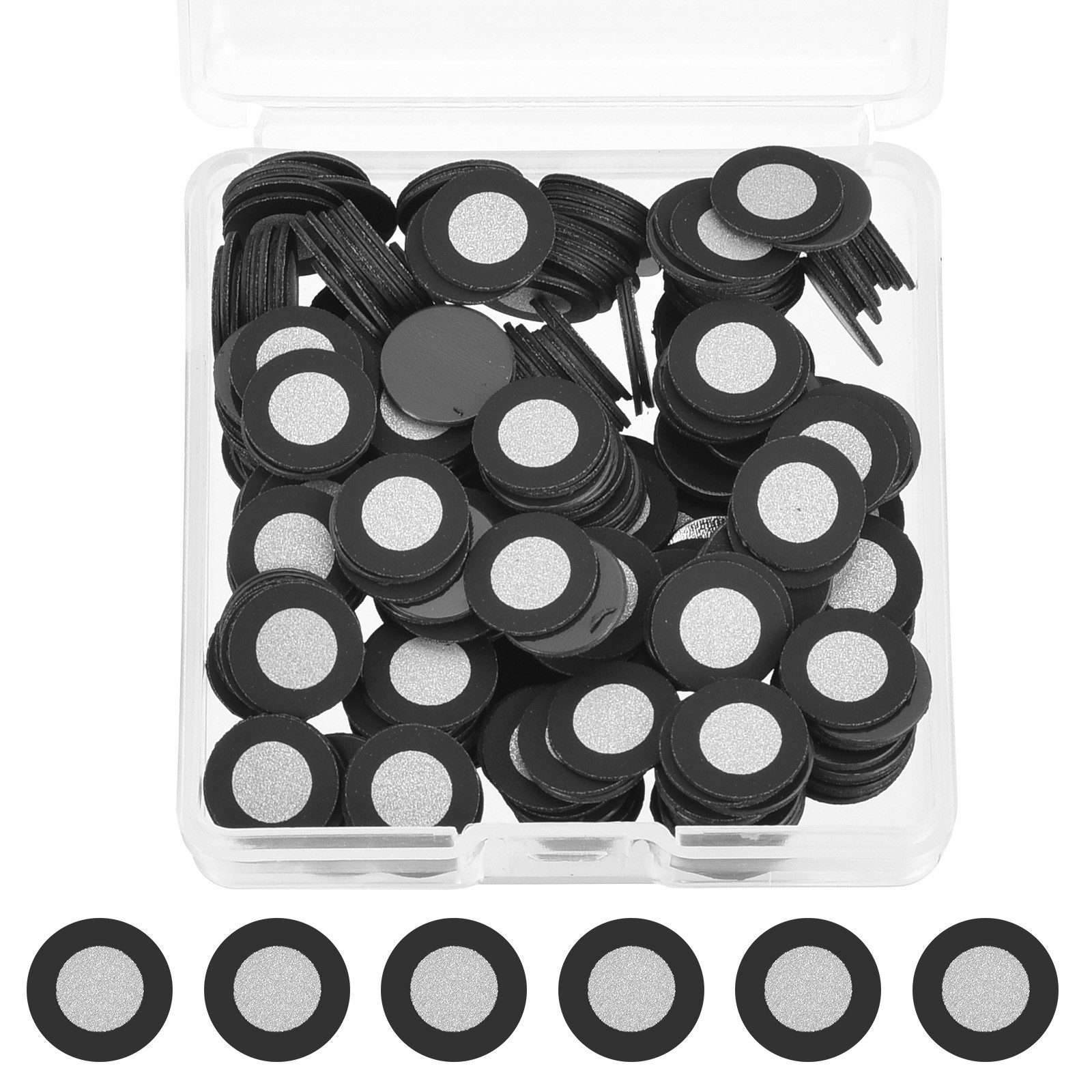 200Pcs 6mm Magnetic 3D Scanning Markers Dots PET Round High Reflective Dots
