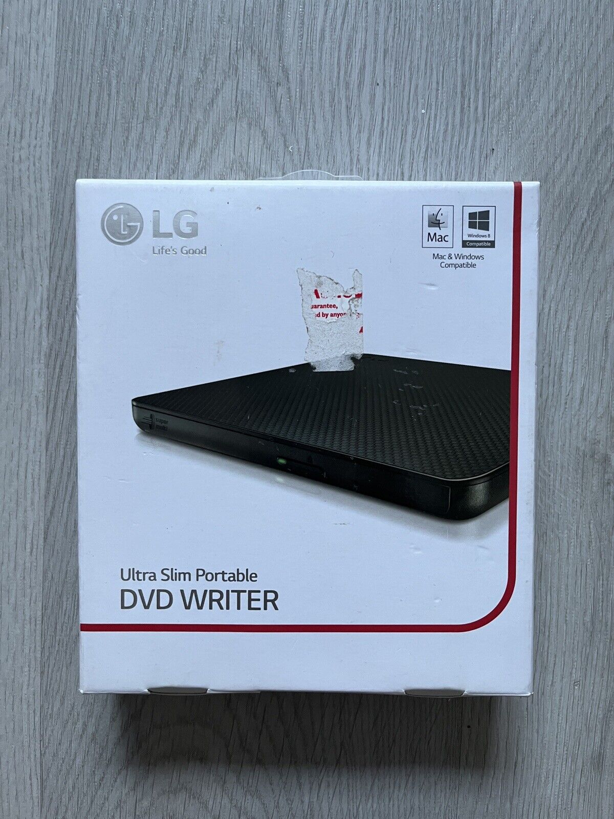 LG SP80NB60 Ultra Slim Portable DVD Writer M-Disc TV Windows & Mac OS