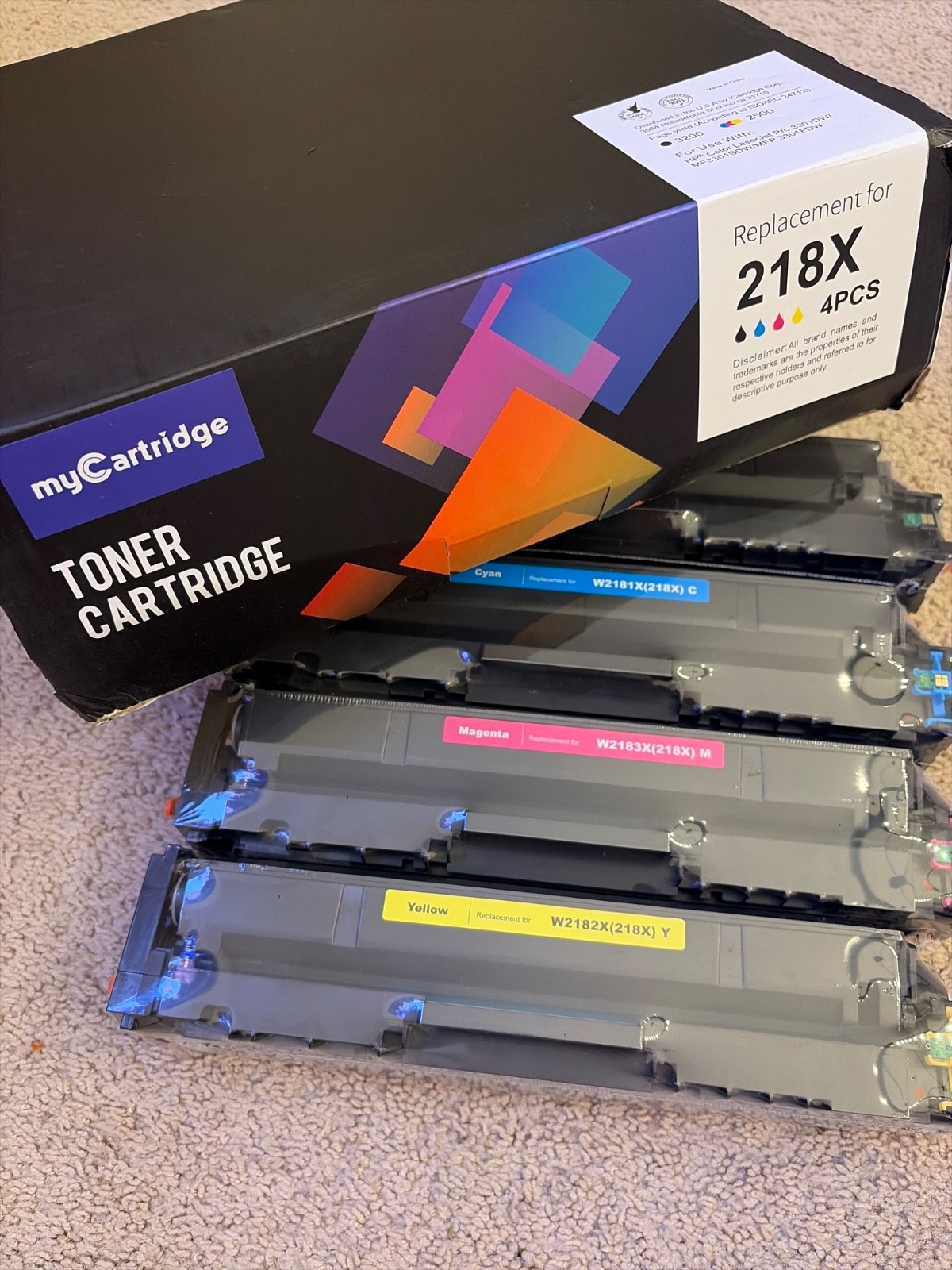 My Cartridge Toner Cartridge Replacement for HP Printers (4 Pack)