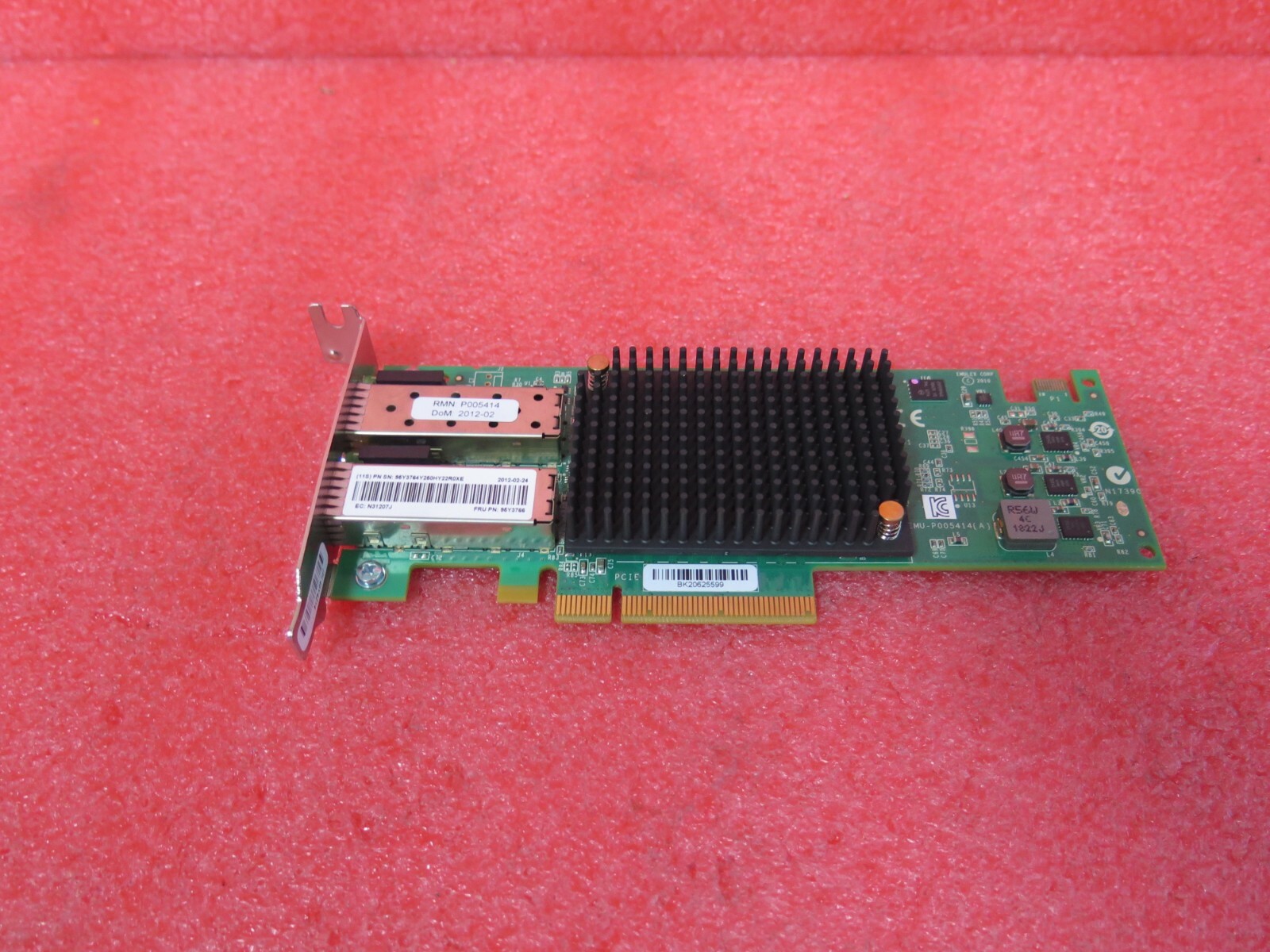 Emulex P005414 IBM 96Y3766 OCE11102 2-Port PCI-e 10GB Twinax adapter