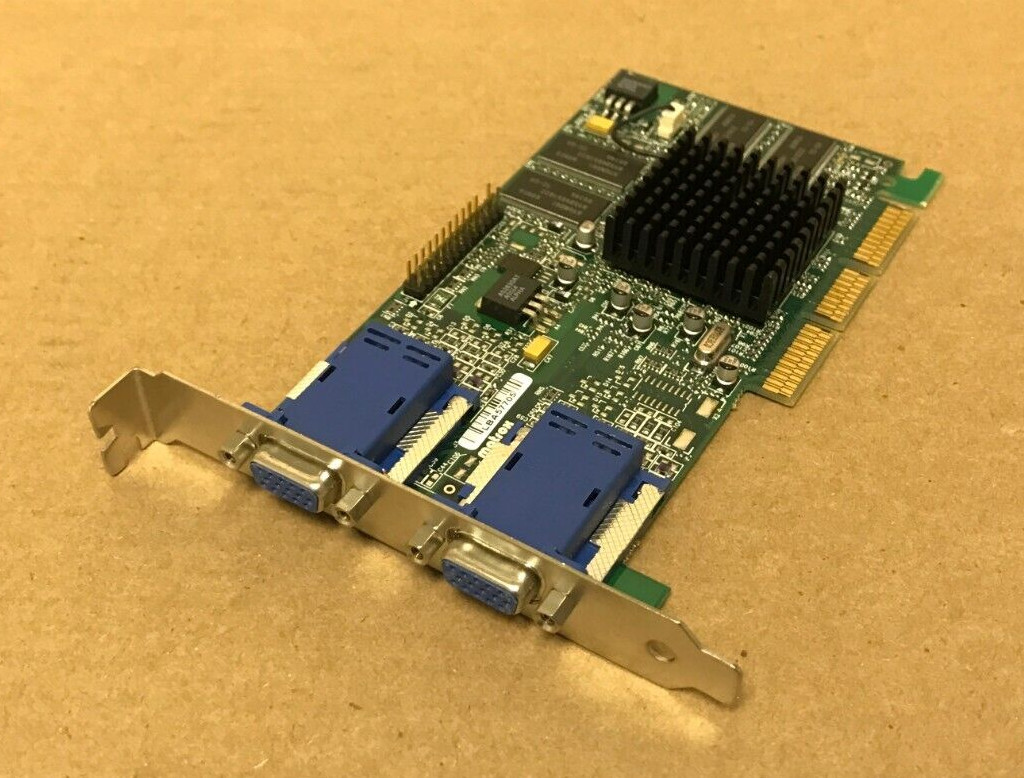 Matrox MGI G45+MDHA32DB 975-0201 Rev A  with Dual VGA  video Card
