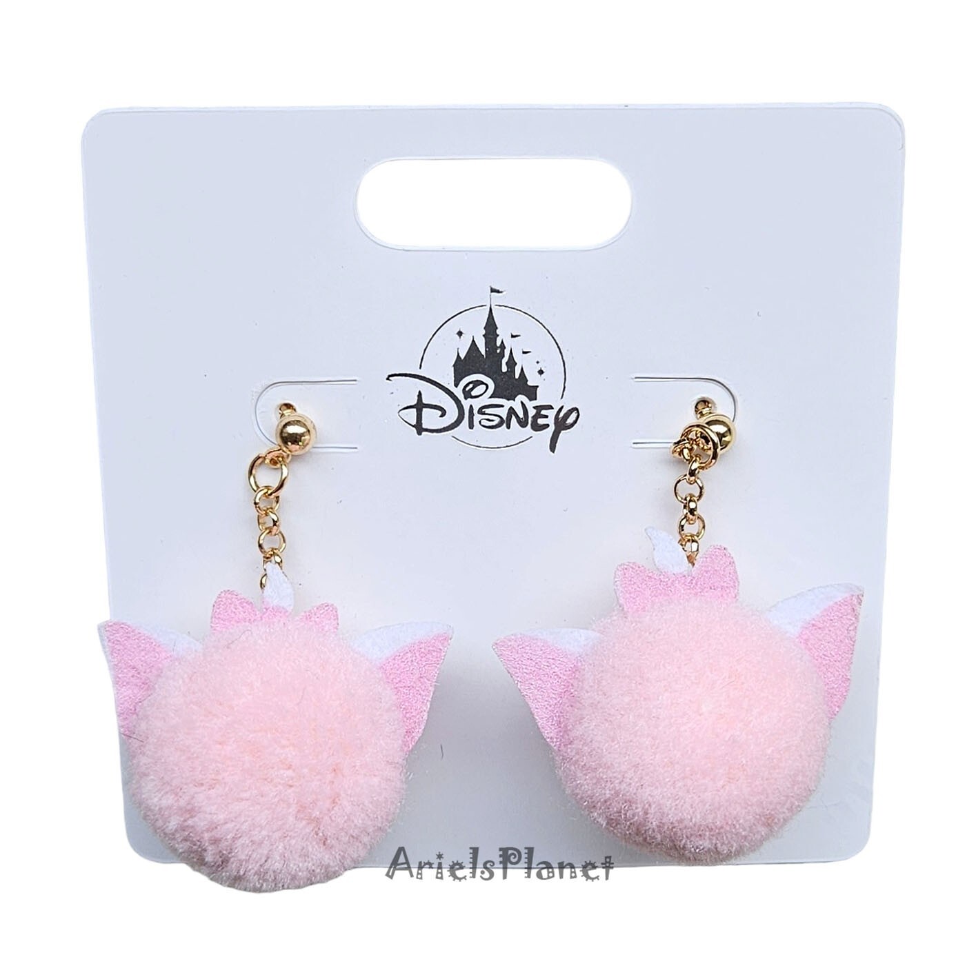 Disney Parks Aristocats Marie Plush Dangle Earrings