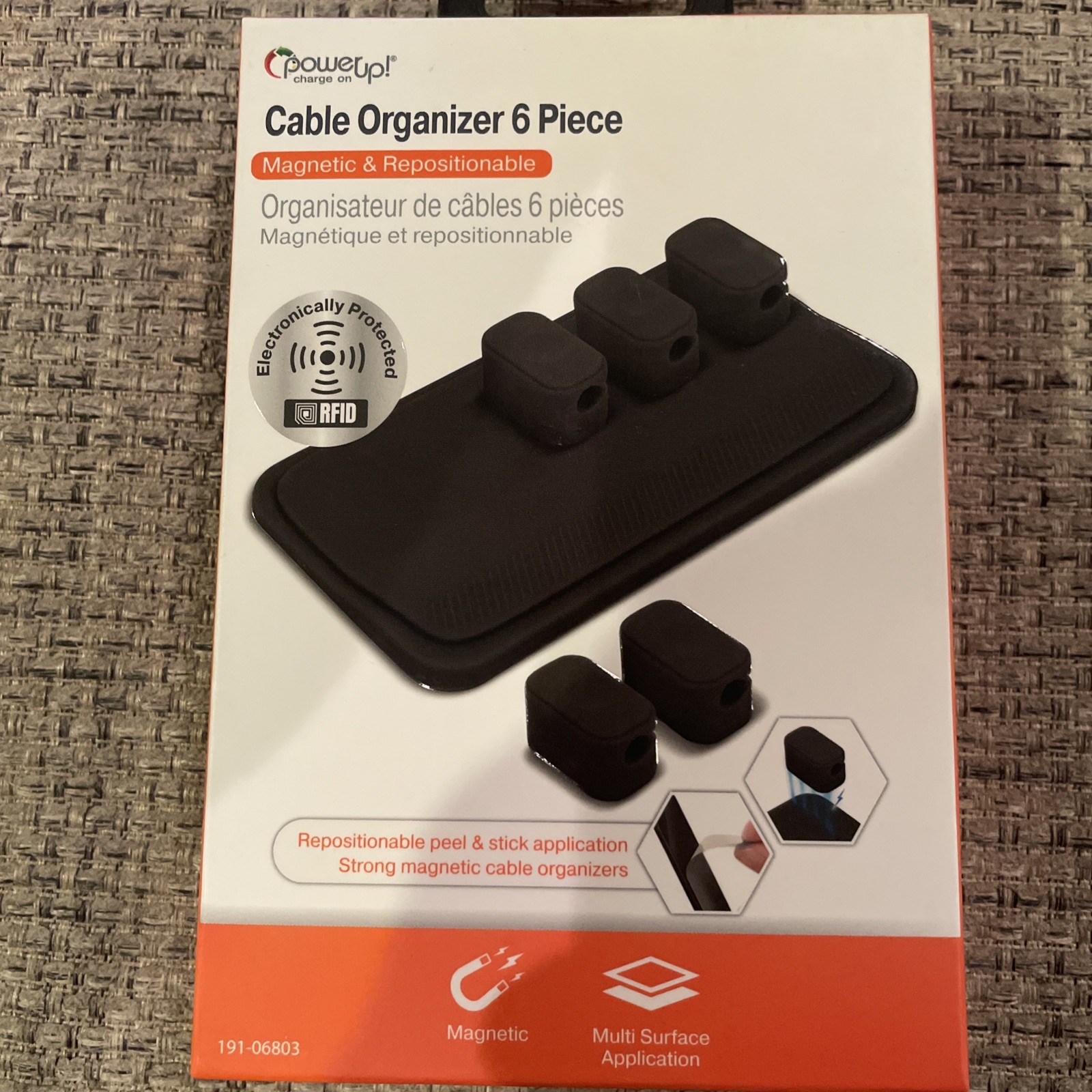 Cable Organizer (6-Piece) Magnetic & Repositionable by Lynco (191-06803)