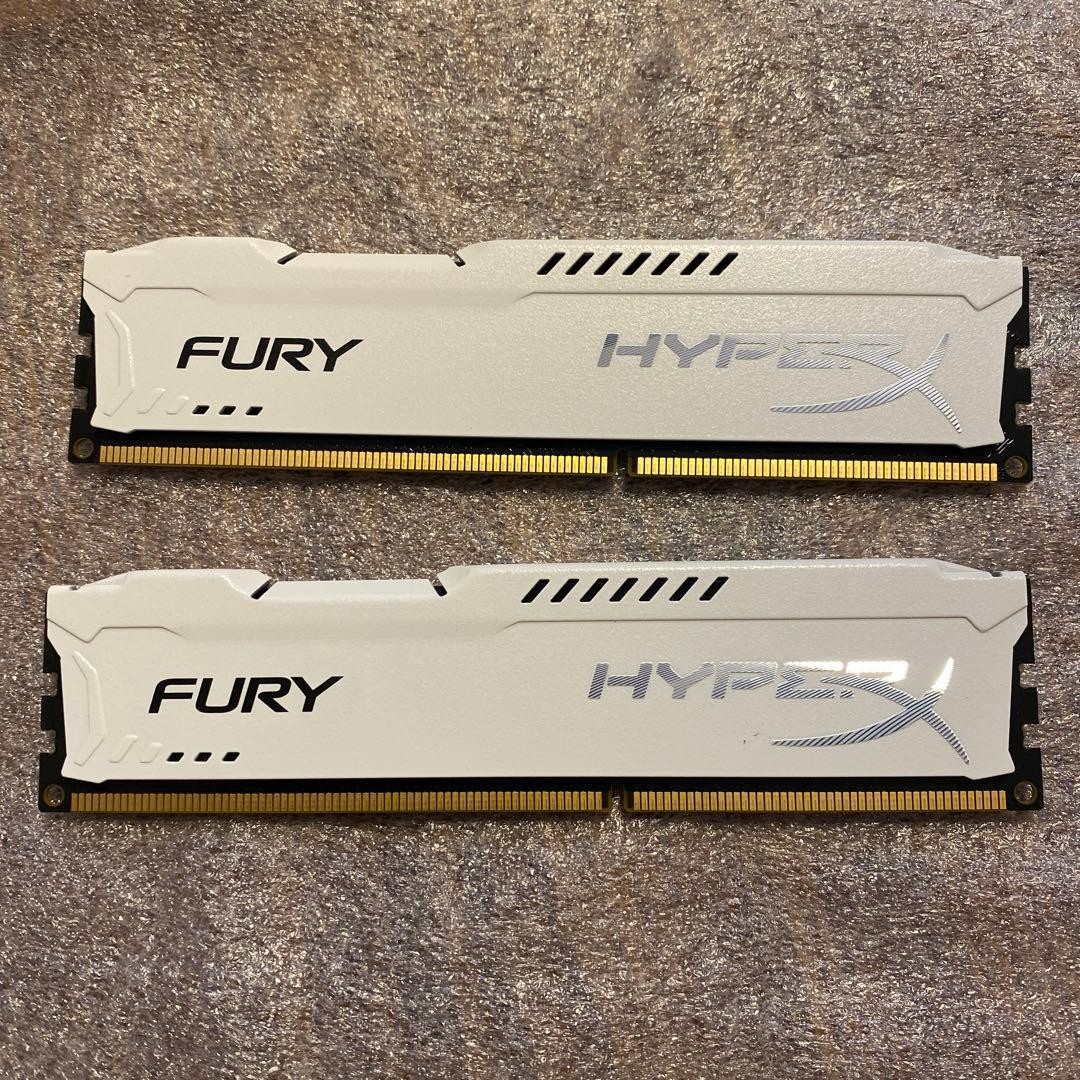 Kingston HyperX FURY 8GB (2x4GB) DDR3 PC3-12800 1.5V Memory Kit HX316C10FWK2/8