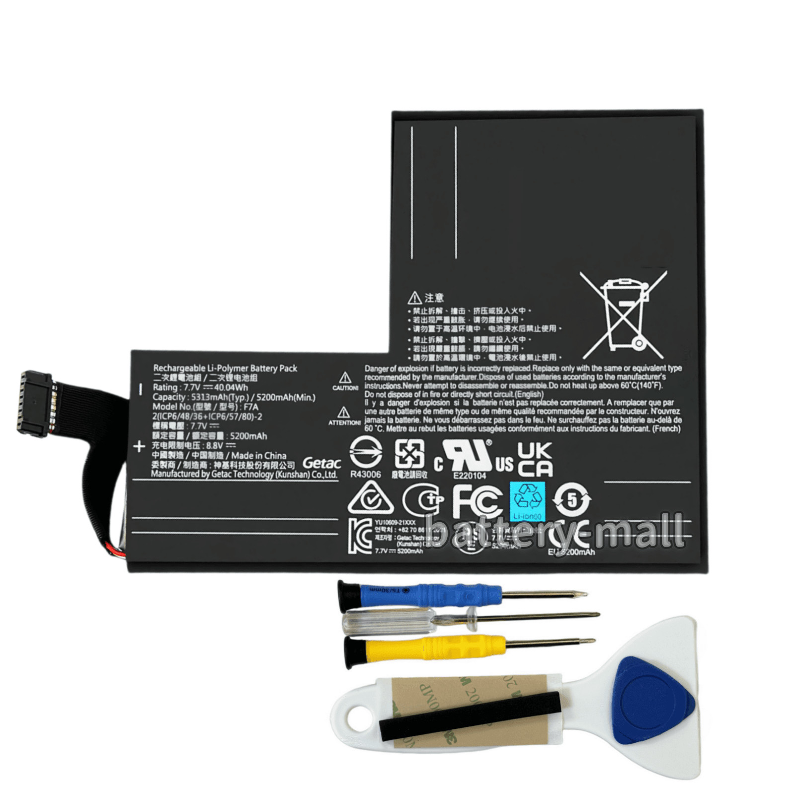 New Genuine 40.04Wh F7A Battery For Steam Deck LCD Versions Handheld Gaming PC