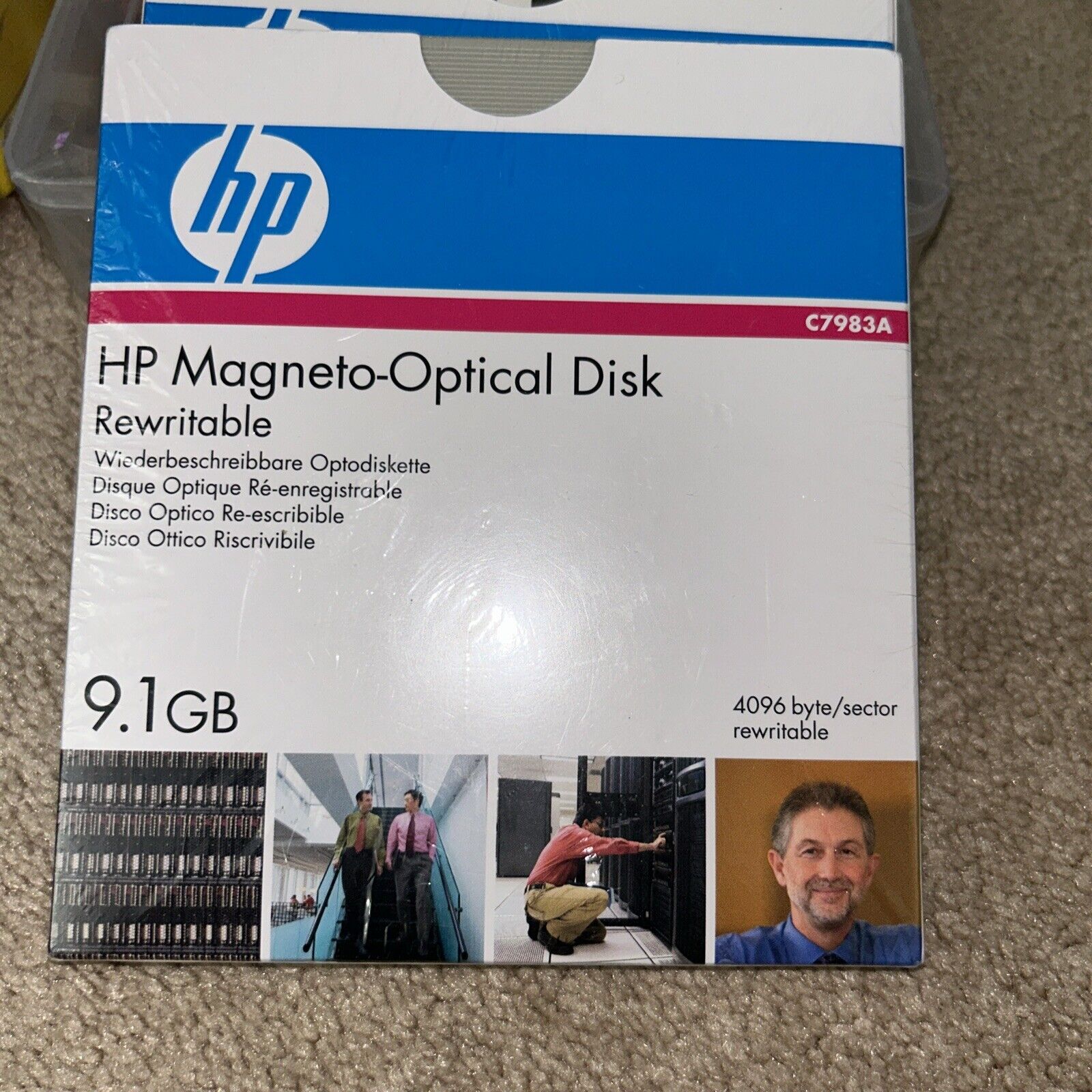 New Sealed HP C7983A 9.1GB Magneto-Optical Disk Cartridge 14x MO RW Rewritable 