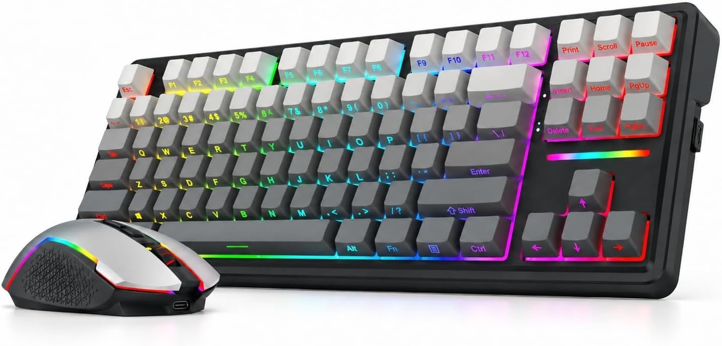 Redragon S164 Wireless Mechanical Keyboard & Mouse Combo  - New & Unused