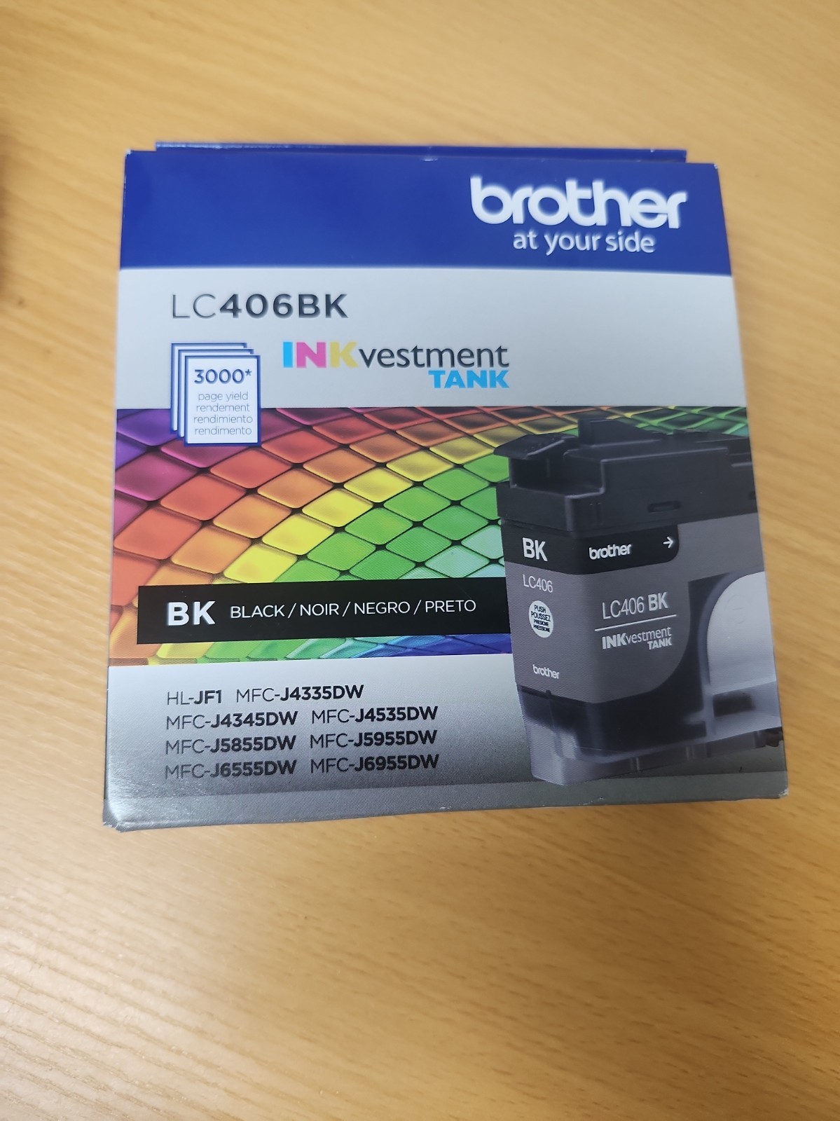 Brother LC406BKS INKvestment 3,000 Page-Yield Ink - Black New