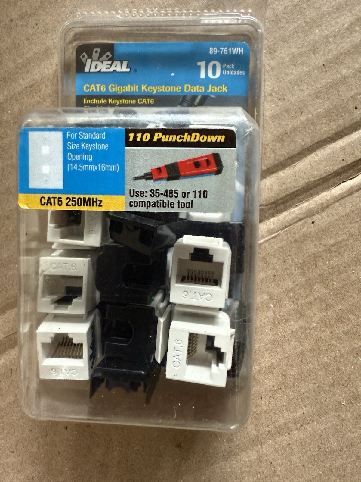 IDEAL 10 -Pack Cato RJ45 IDC connector