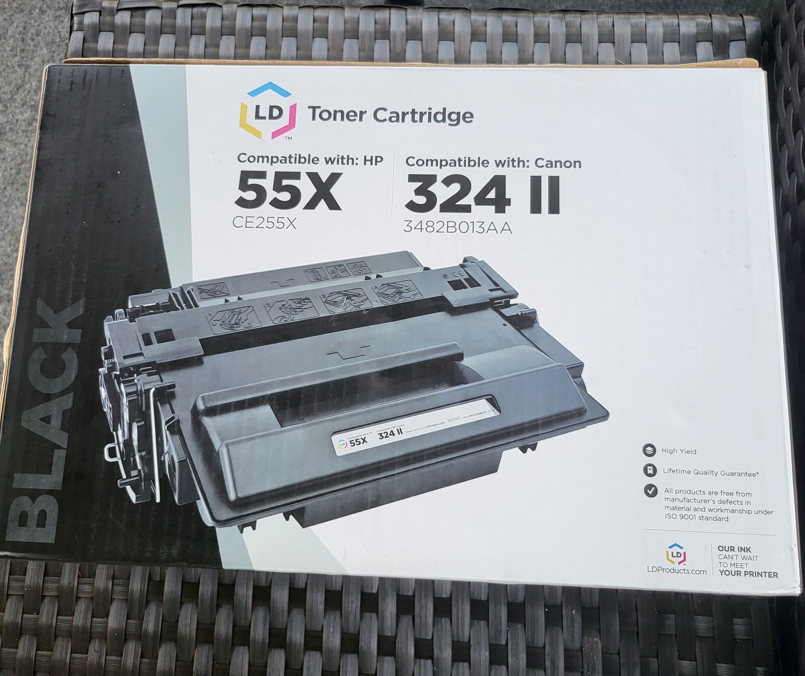 LD Compatible Canon 324 II / HP 55X BLK Toner HY for LBP6780dn/MF515dw and more