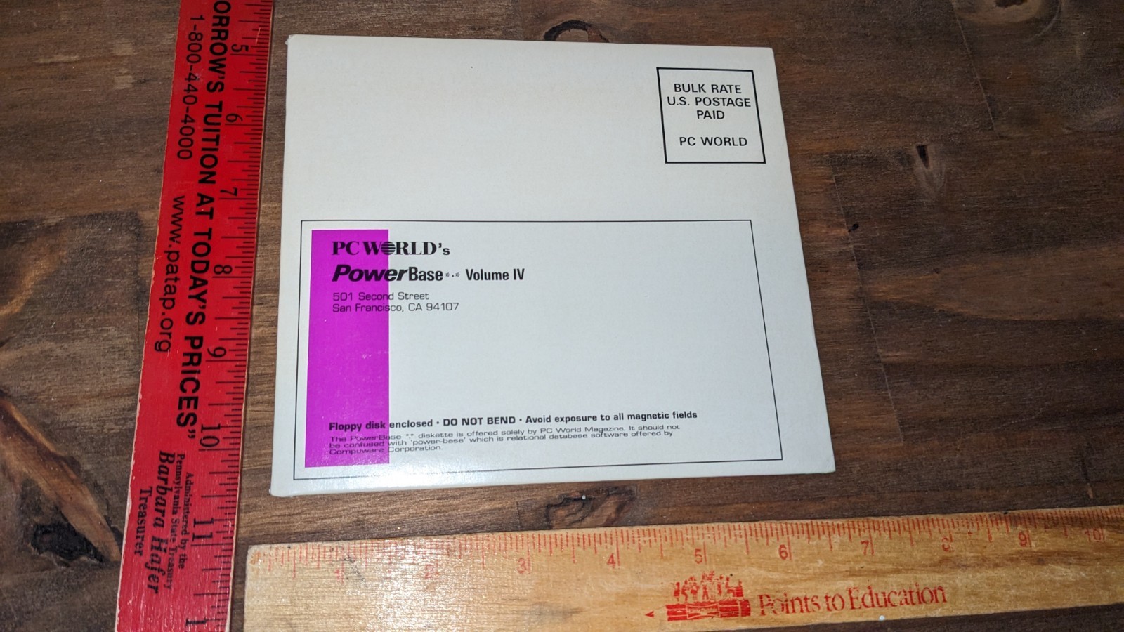 PC World's PowerBase Volume IV Floppy Disk