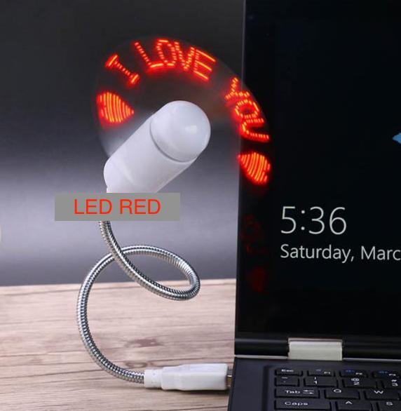 LED lighted mini portable USB FAN for ANY standard PORT laptop PC USA seller